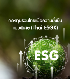 กองทุนรวมไทยเพื่อความยั่งยืนแบบพิเศษ  (Thai ESGX) 